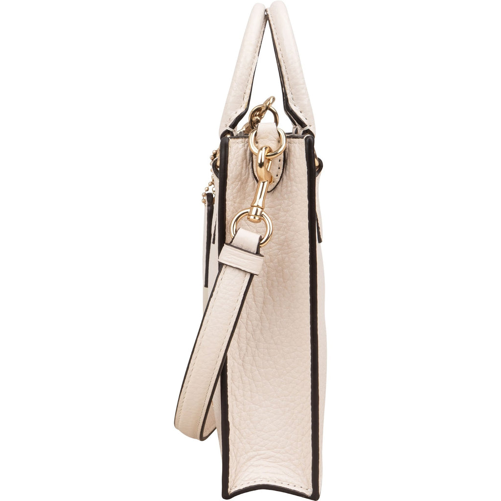 Coach Pebbled Dempsey Mini North South Tote Crossbody Handbag