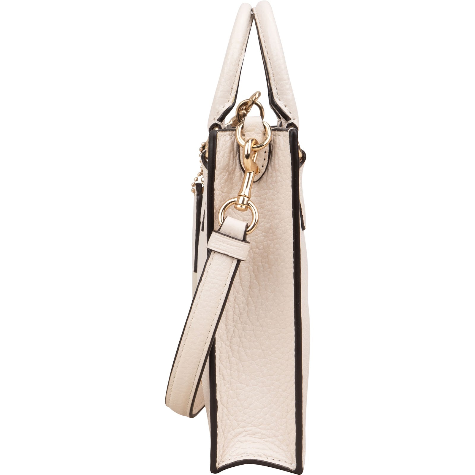 Coach Pebbled Dempsey Mini North South Tote Crossbody Handbag