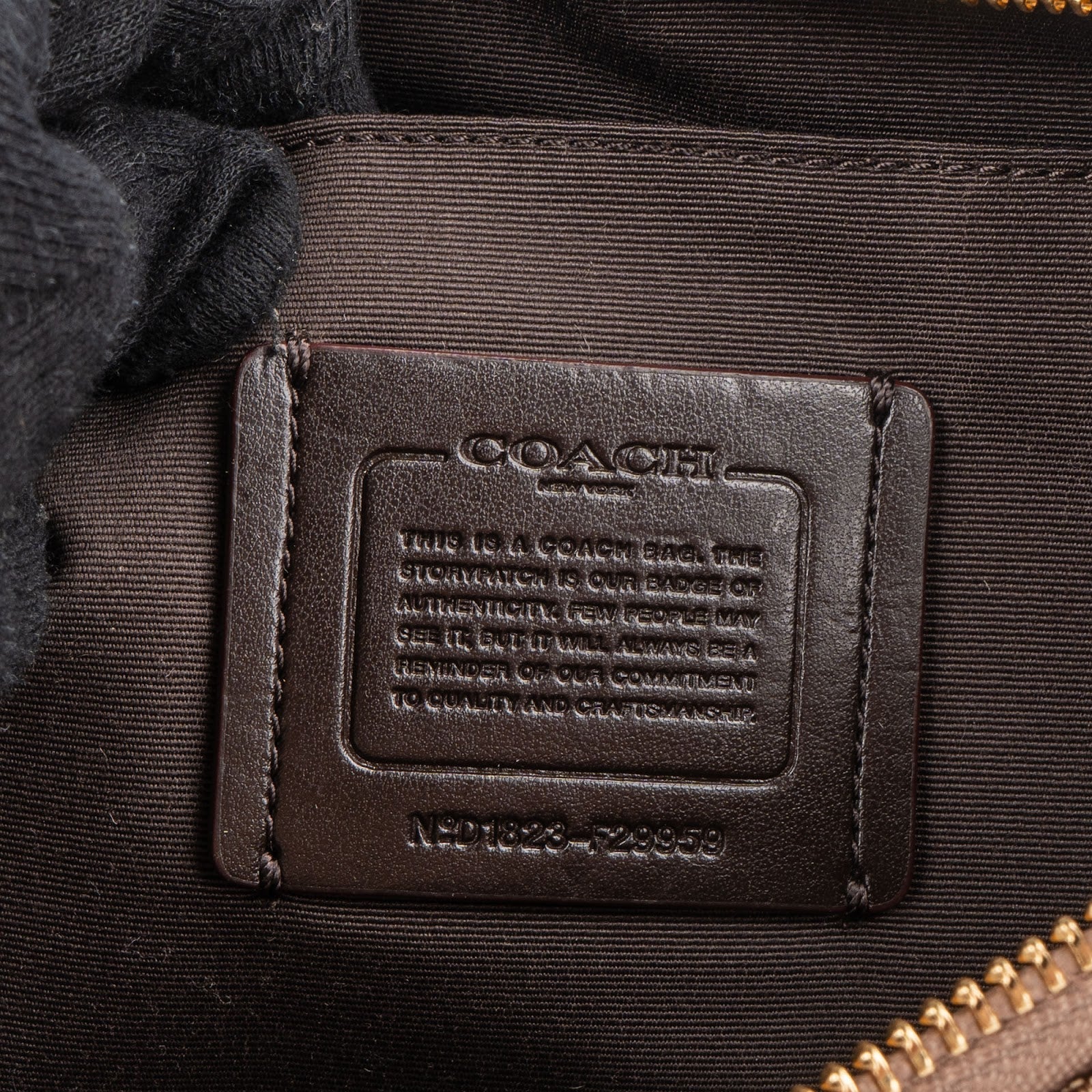 Coach Monogram Signature Canvas Hobo Shoulder Bag