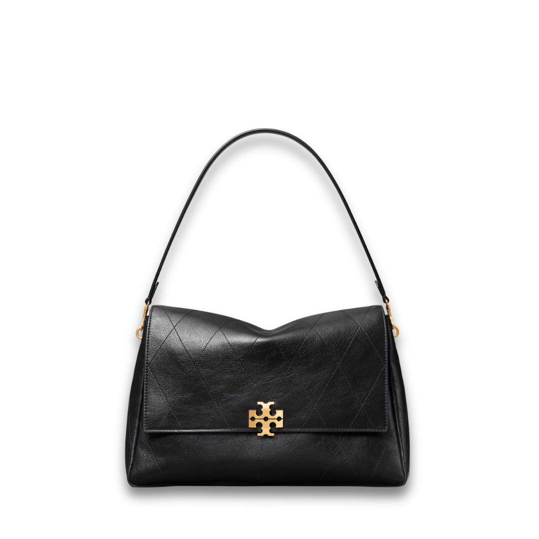 Tory Burch Charlie Quilted Large Shoulder Bag