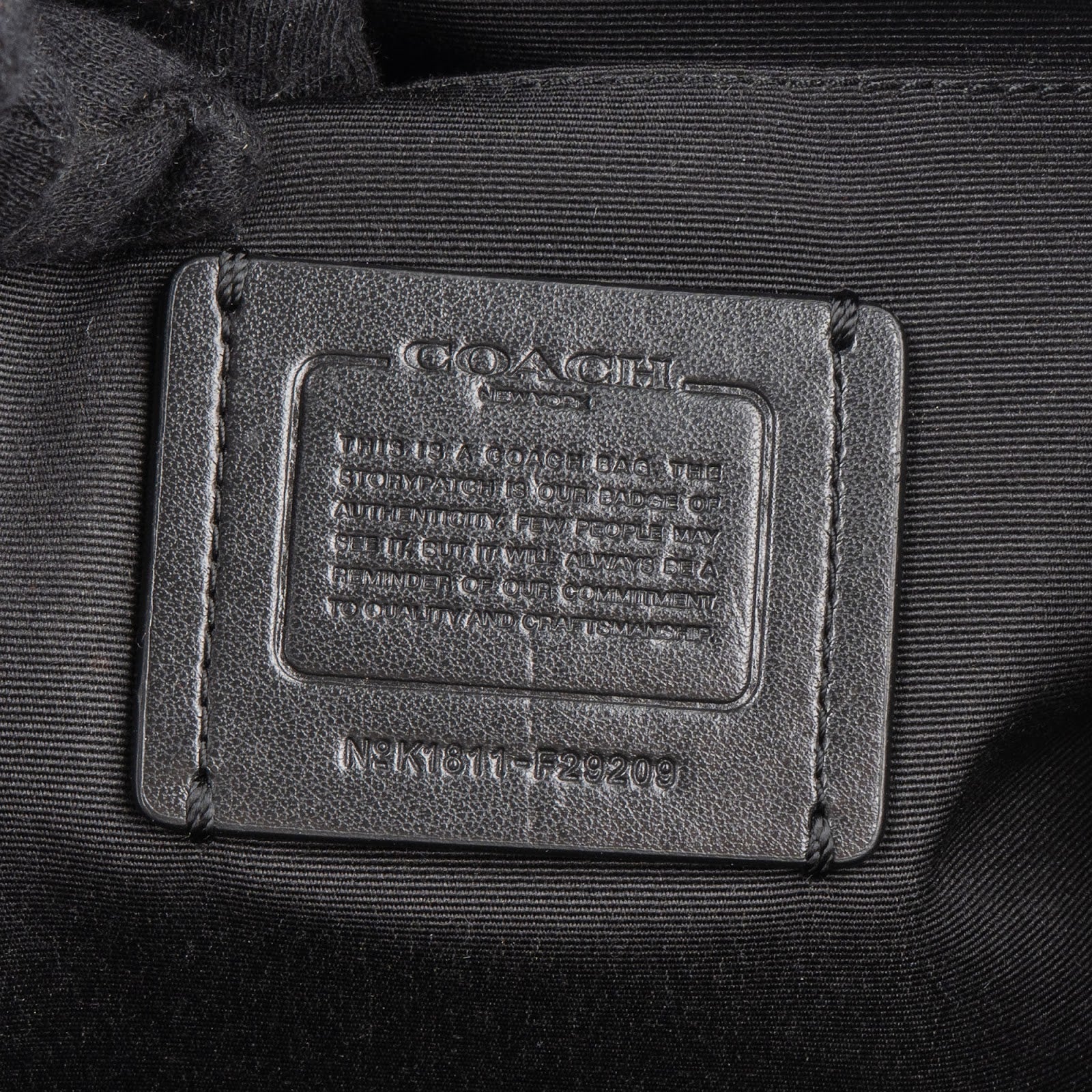 Coach Monogram Signature Black Hobo Shoulder Bag