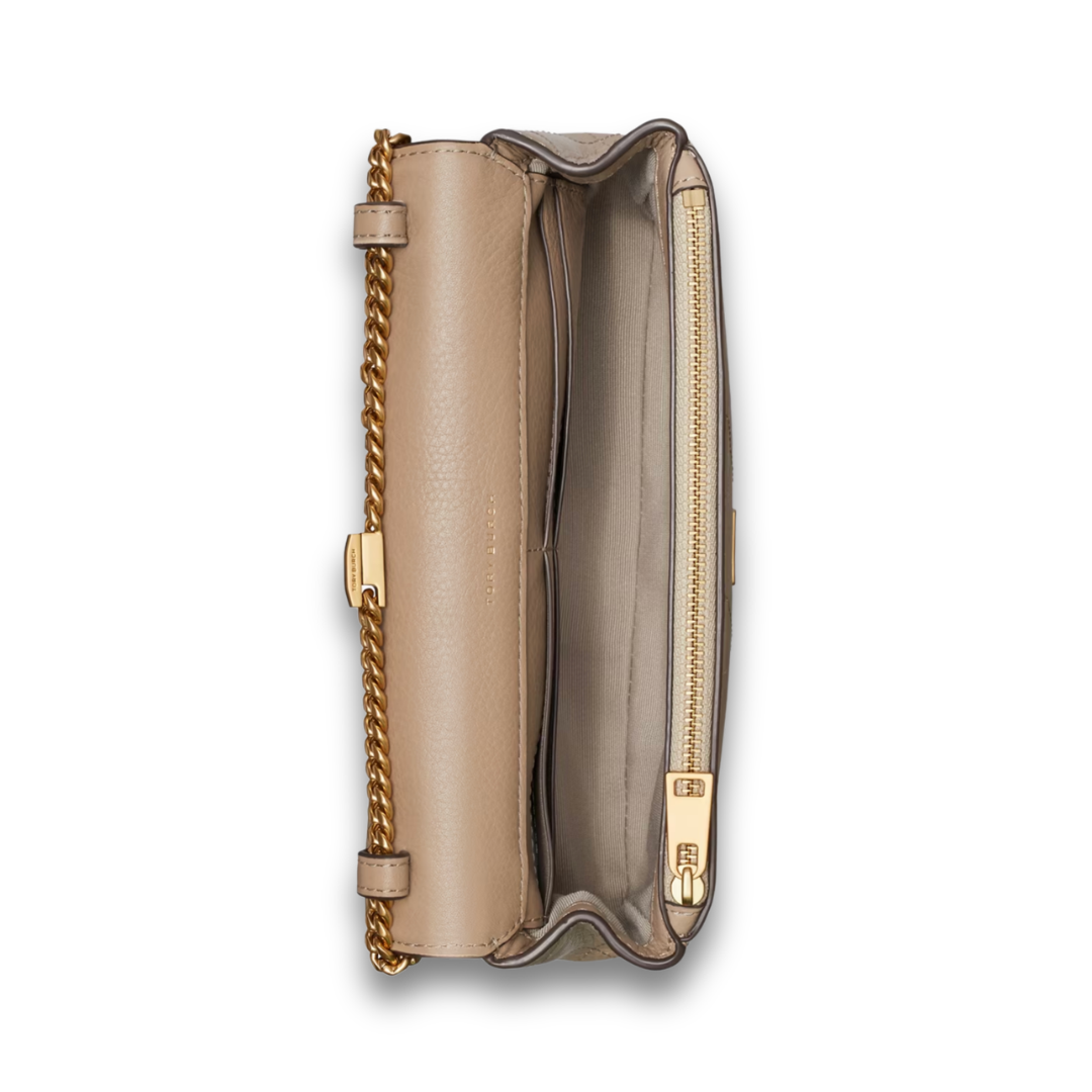Tory Burch Charlie Quilted Chain Wallet