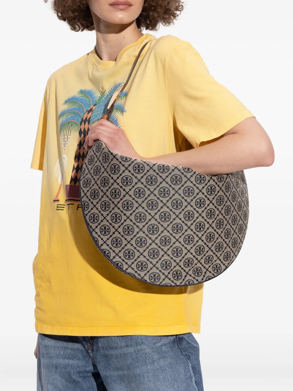 TORY BURCH - Women T Monogram Balloon Bag