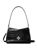 TORY BURCH - Women Charlie Embossed Croc Shoulder Bag