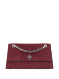 TORY BURCH - Women Kira Turnlock Suede Shoulder Bag
